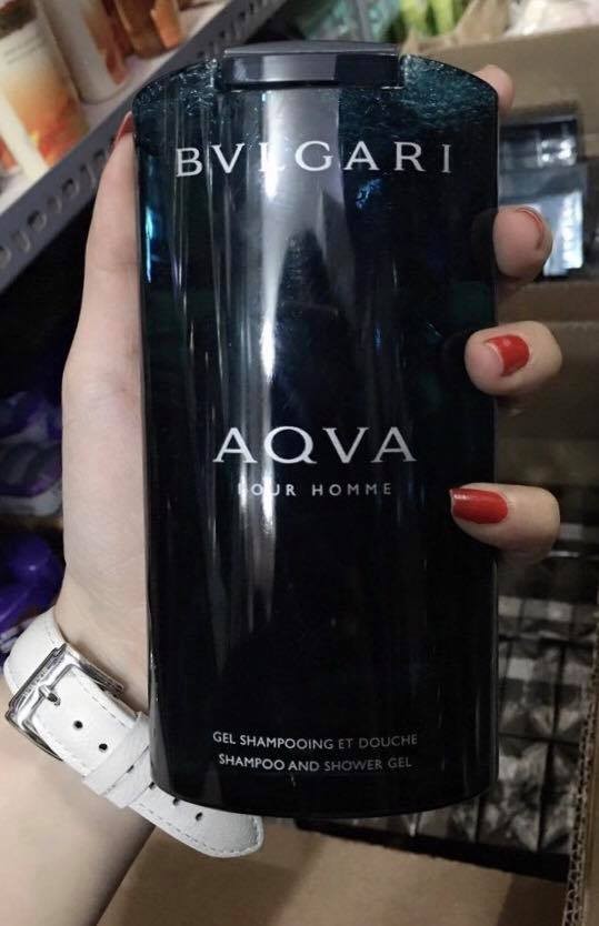 Gel tắm gội hương nước hoa BVL aqua pourhomme 200ml          — ảnh chính