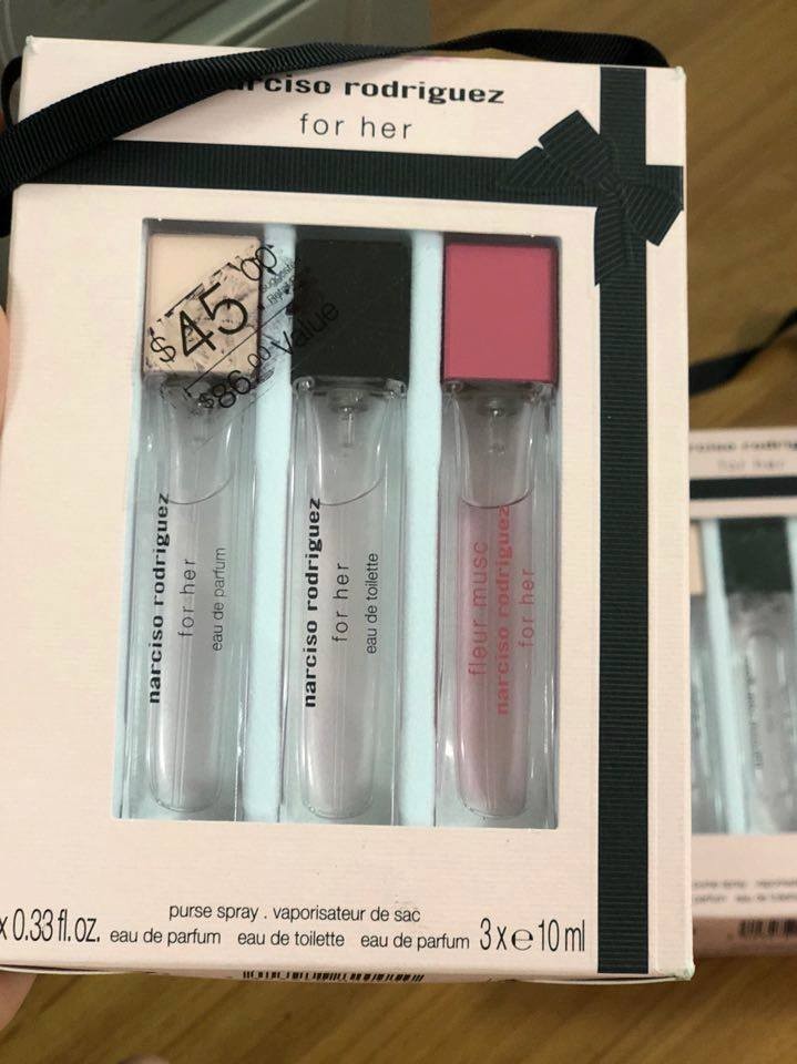 sét nước hoa Narciso 3 chai mỗi chai 10ml                            — ảnh chính