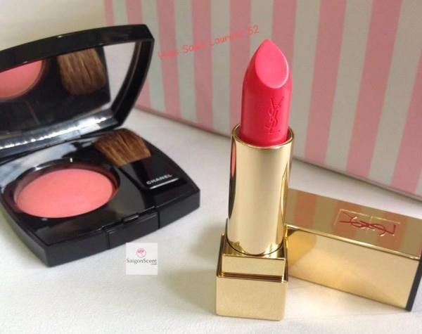 Son YSL Rouge Pur Couture màu 52 Rosy Coral — ảnh chính