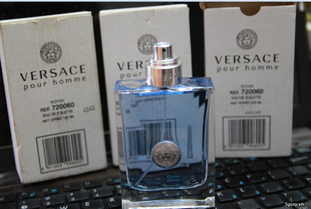 Nước hoa nam Versace Pour Homme tester không nắp 100ml — ảnh chính