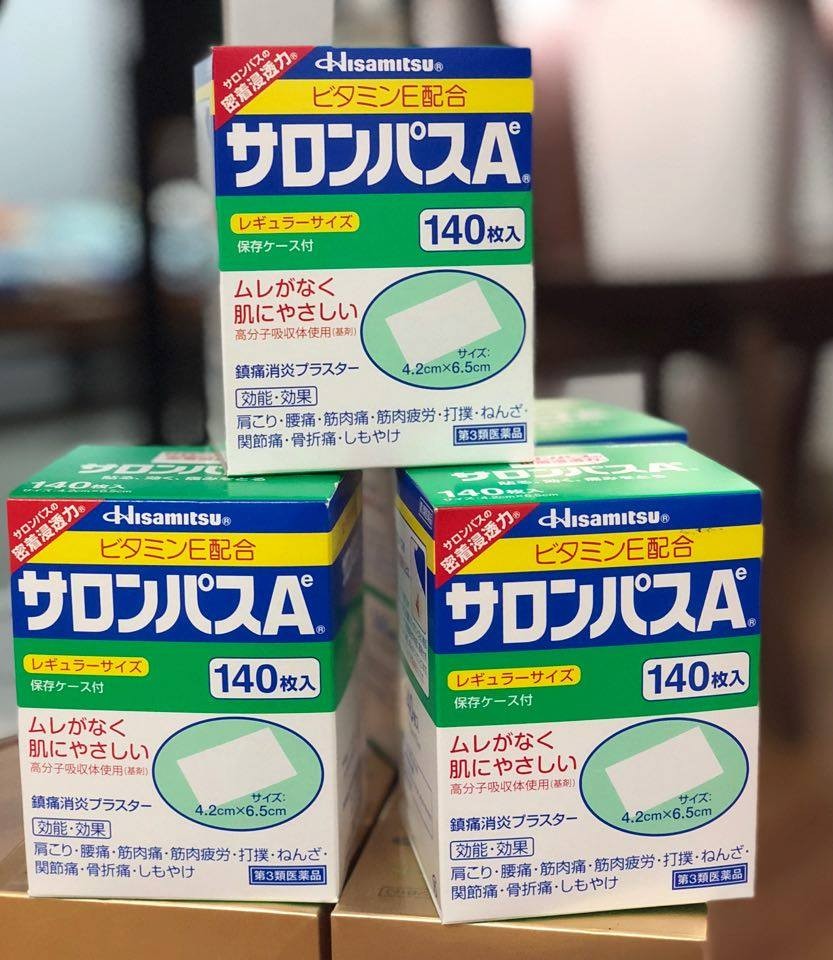 Cao dán giảm đau nhức Salonpas Nhật Bản          — ảnh chính