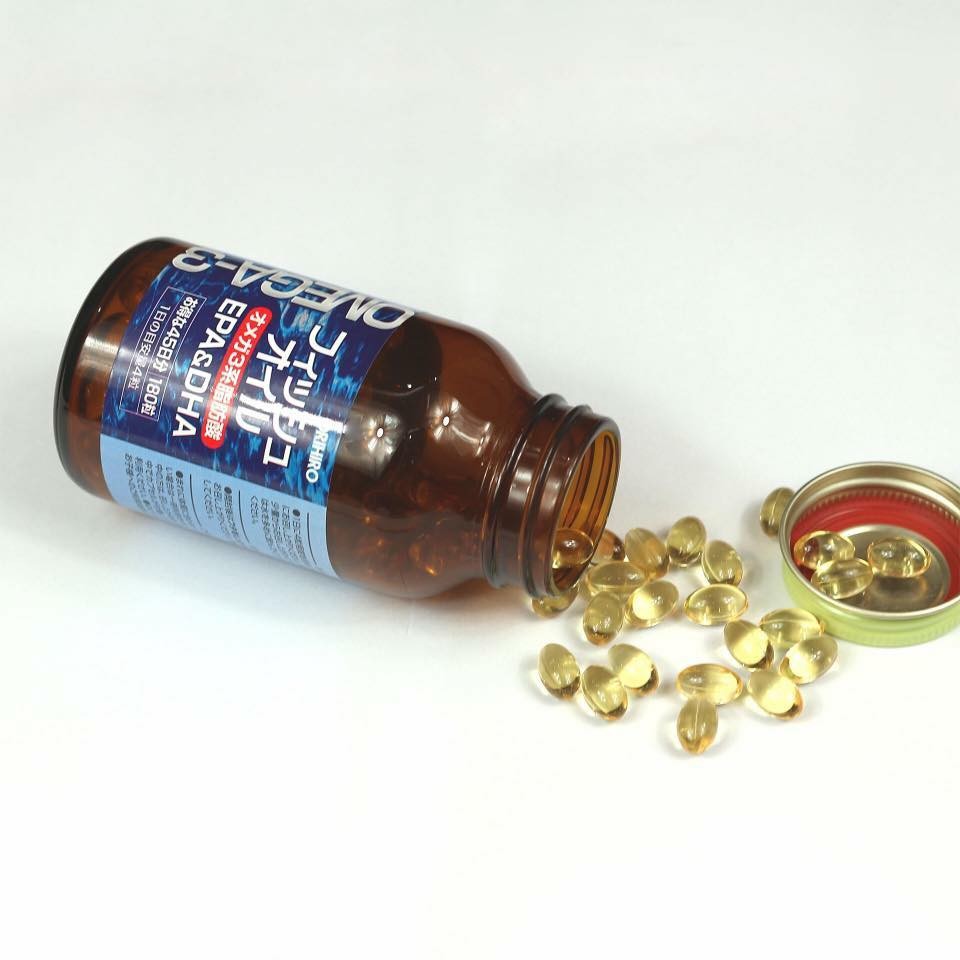 Viên bổ sung Omega-3 EPA DHA Orihiro Nhật Bản  hũ 180 viên                              — ảnh chính