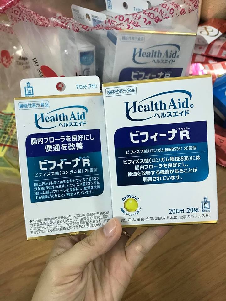 Men vi sinh Heath Aid Bifina Nhật Bản - Hỗ Trợ Hệ Tiêu Hóa Khỏe hộp 20 gói  — ảnh chính
