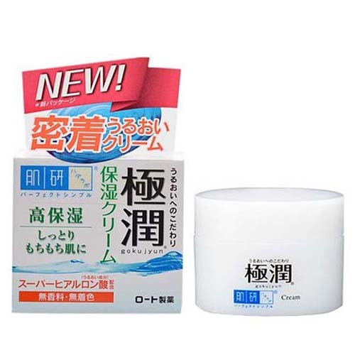 Kem dưỡng ẩm Hadalabo gokujun hyaluronic cream 100g            — ảnh chính