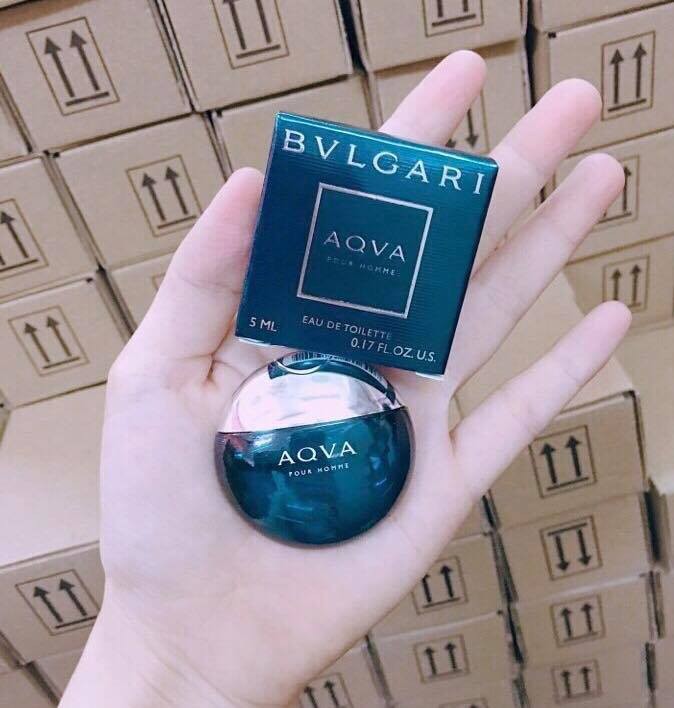 Nước hoa nam BVL Aqua pourhome 5ml                 — ảnh chính