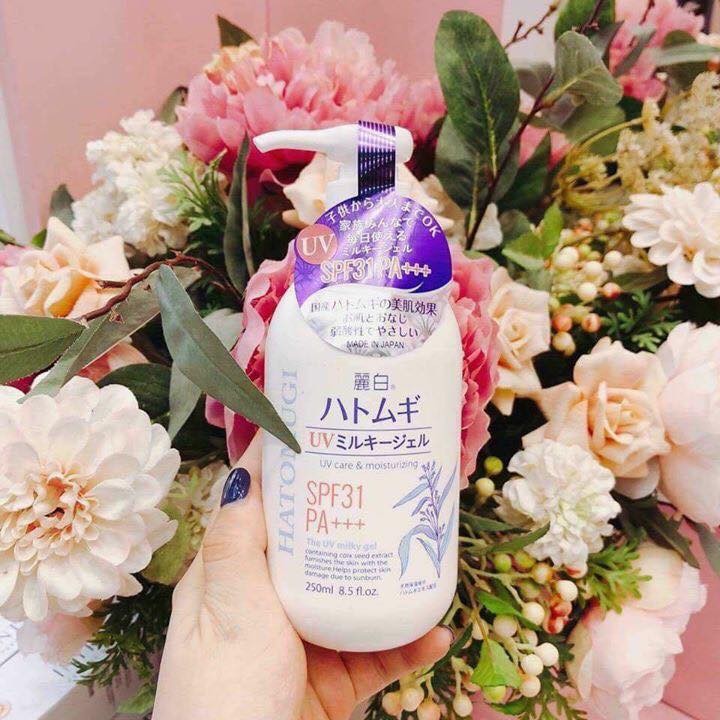 Sữa dưỡng thể chống nắng Hatomugi spf31 và Pa+++                   — ảnh chính