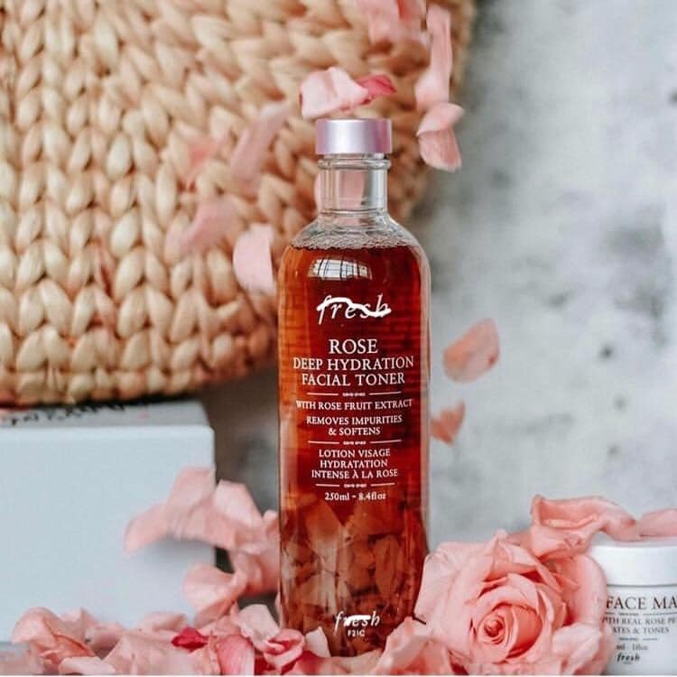 Nước hoa hồng Fresh Rose Deep Hydration Facial Toner 250ml — ảnh 2