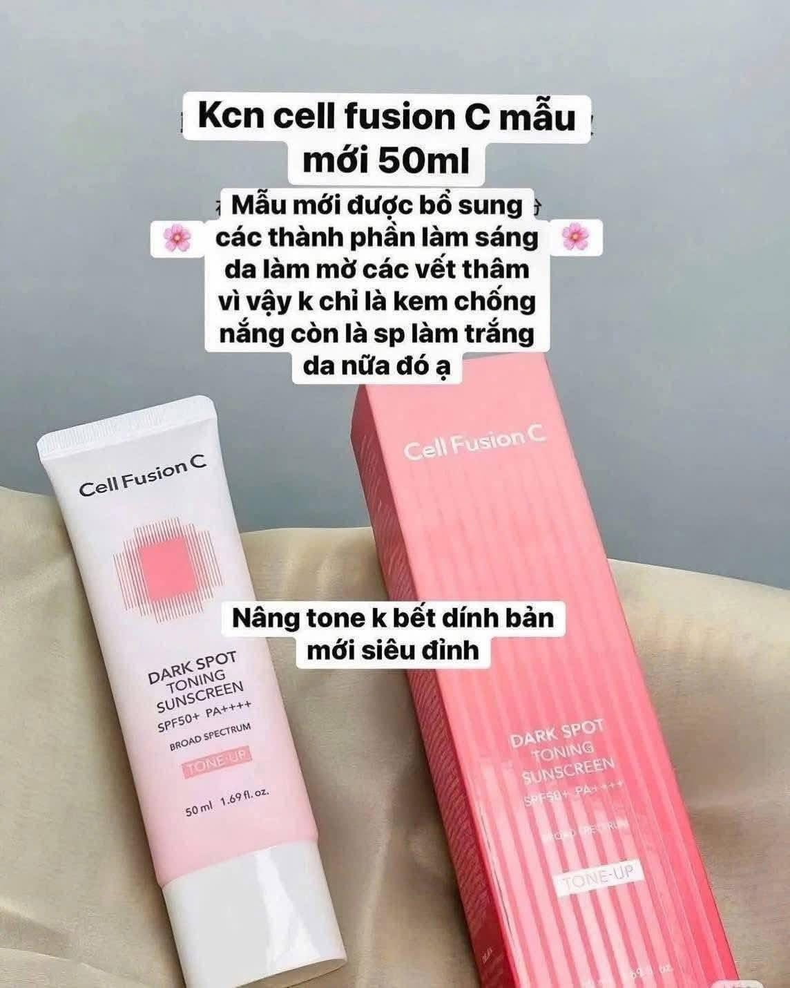 Kem chống nắng Cell fusion C Dark Spot Toning Sunscreen SPF50 PA++++ 50ml — ảnh chính