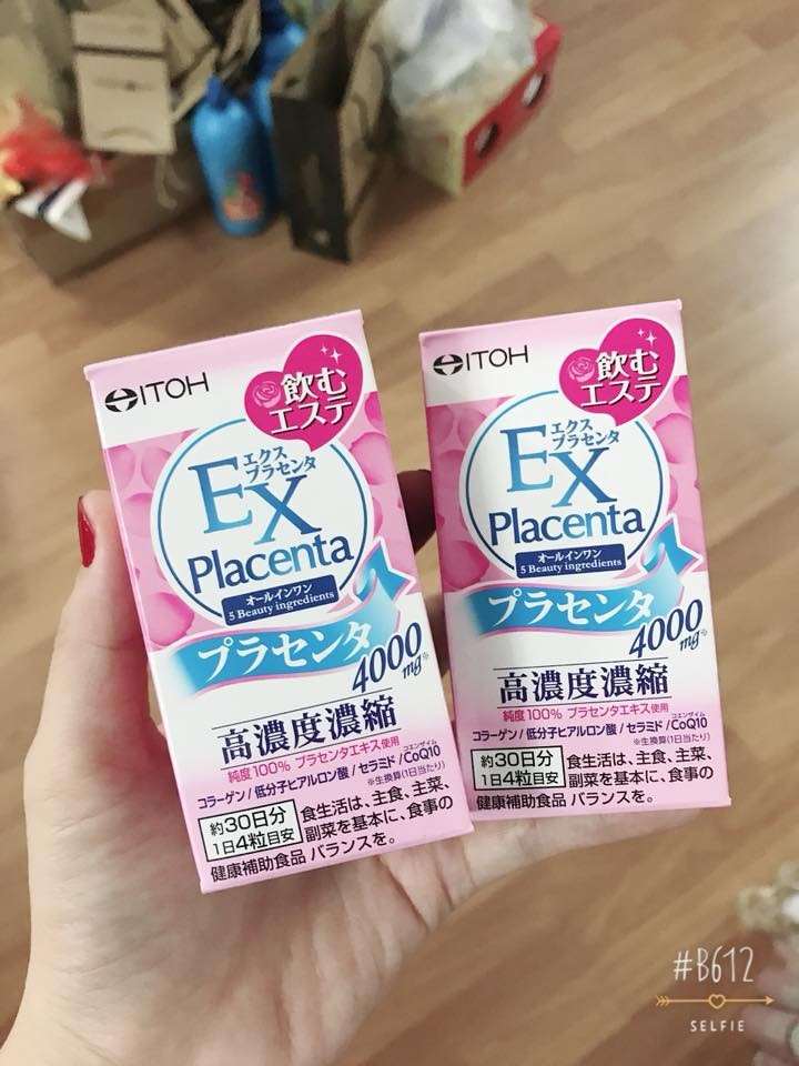 Viên uống nhau thai Ex Placenta Itoh hũ 120 vien  — ảnh chính
