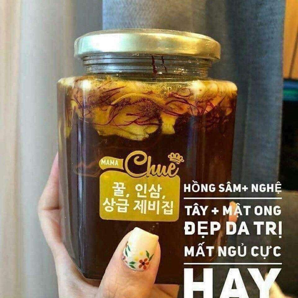 Nhân Sâm - Nhuỵ Hoa Nghệ Tây hũ 500ml    — ảnh chính