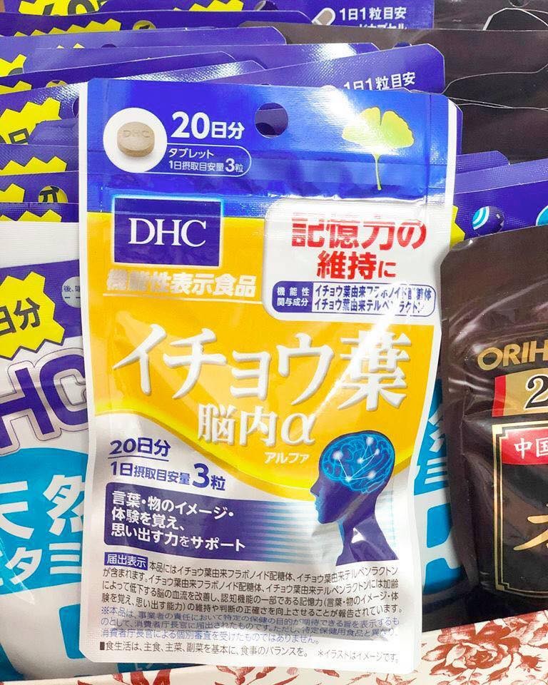 iên uống bổ mắt và trí não chiết xuất quả việt quất DHC 120 viên — ảnh chính