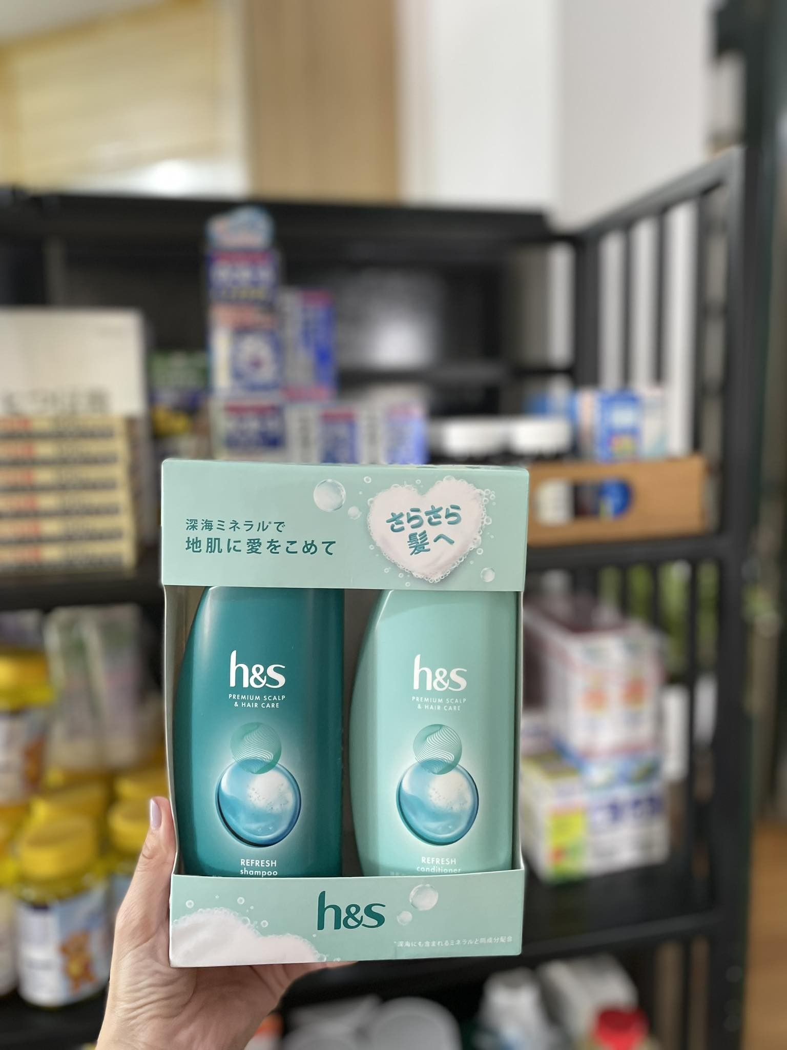 Bộ gội xả trị gàu HS xanh dương — ảnh 2