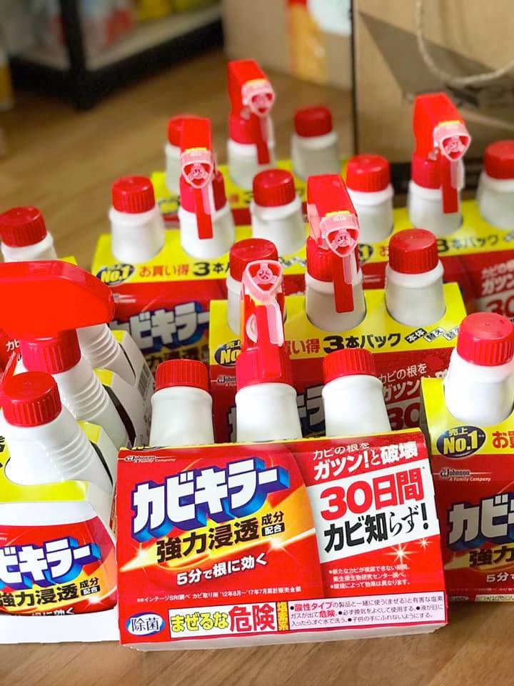 Set 3 chai xịt Kabi Killer tẩy nấm mốc Johnson. — ảnh chính