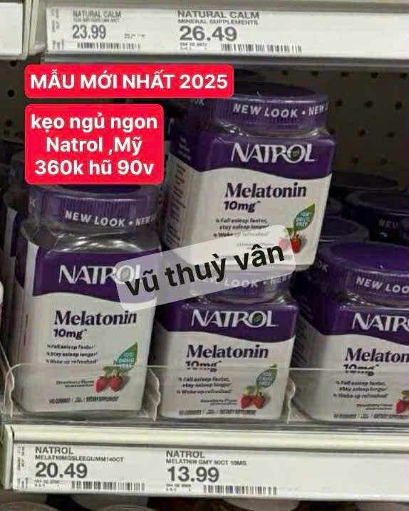 Kẹo dẻo ngủ ngon melatonin 10mg Natrol gummies 90 viên — ảnh chính