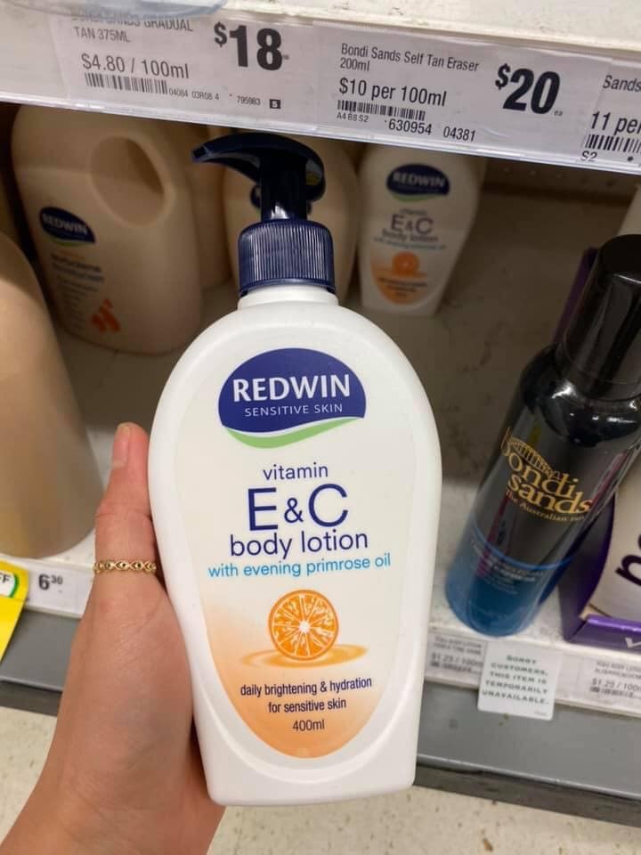 Kem dưỡng body lotion vitamin E & C with evening primrose oil 400ml  — ảnh chính