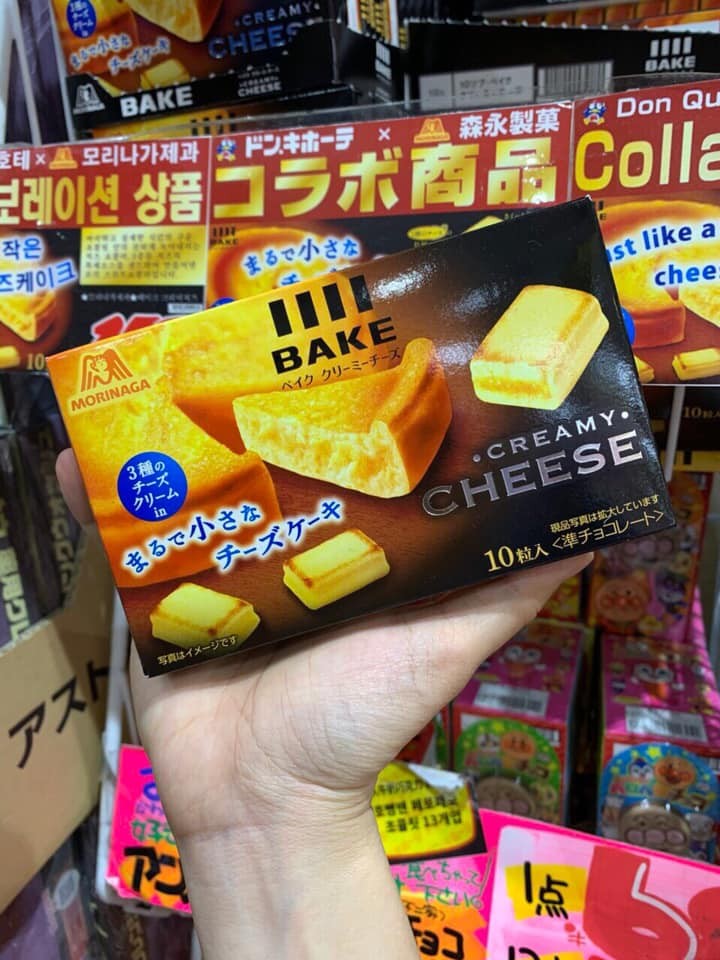 BÁNH BAKE VỊ KEM PHÔ MAI MORINAGA NHẬT — ảnh chính