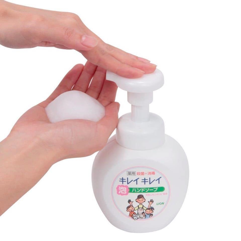 Nước rửa tay diệt khuẩn tạo bọt Lion 500ml  — ảnh 2