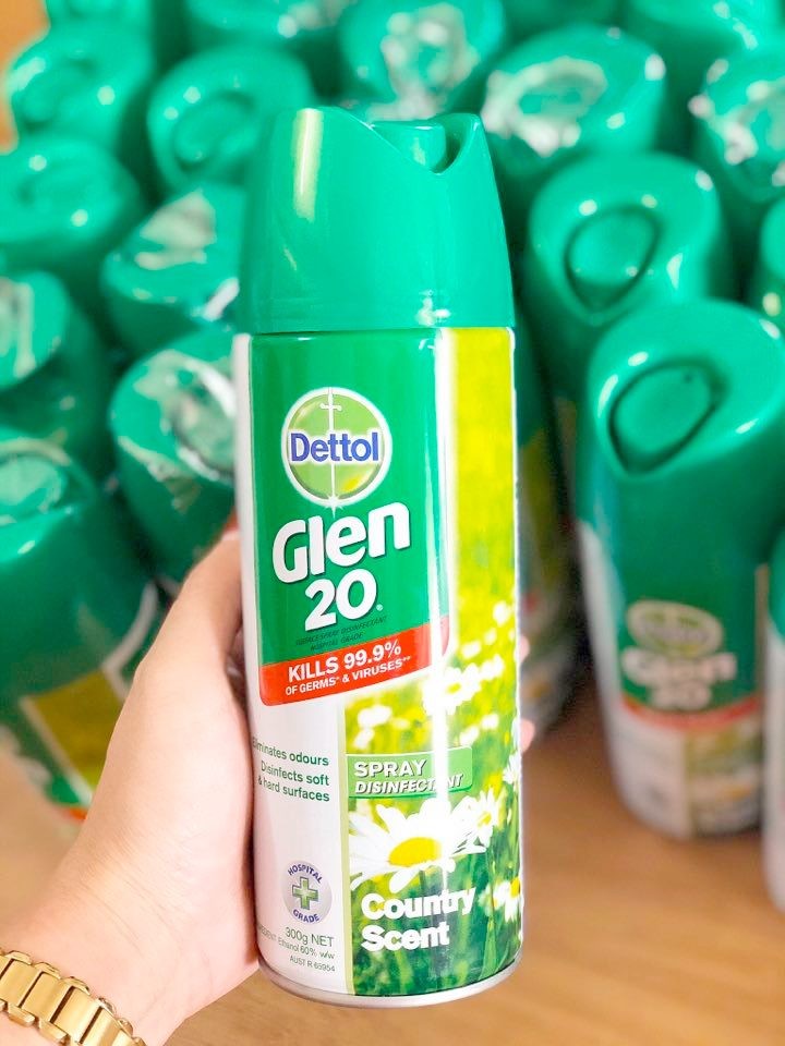 Xịt diệt khuẩn và virut Dettol Glen 20 Spray Disinfectant 
