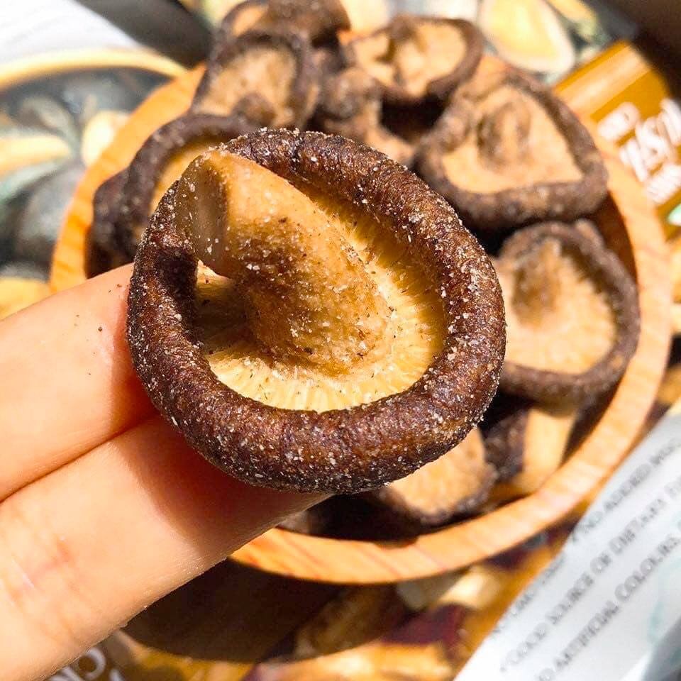 Snack nấm hương giòn tẩm vị DJ&A 