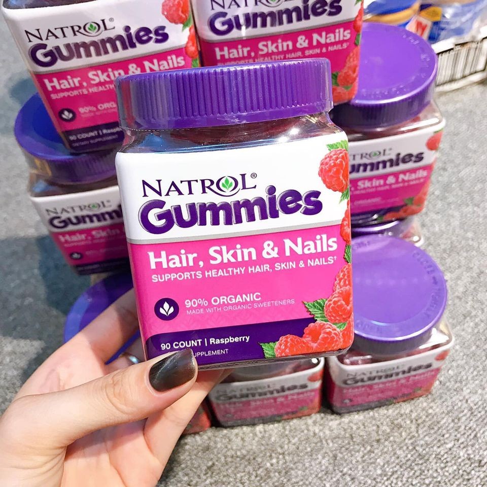 Kẹo dẻo Natrol Hair, Skin & Nails Gummies — ảnh 2
