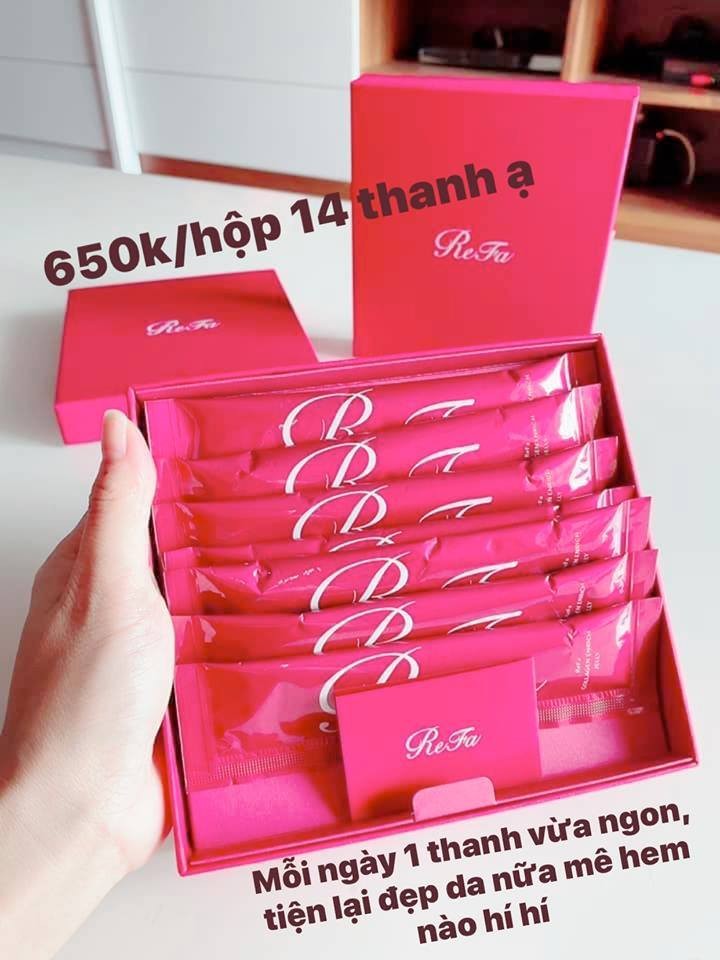 THẠCH REFA COLLAGEN hộp 14 thanh