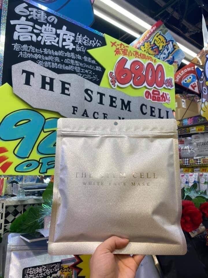 Mặt nạ tế bào gốc Stem Cell dưỡng trắng cao cấp Nhật Bản 30 miếng — ảnh chính