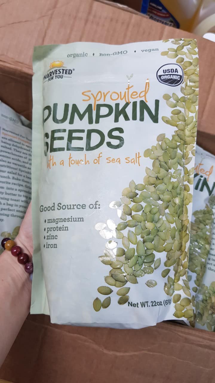 Hạt Bí Tẩm Muối Harvested For You 624g — ảnh chính