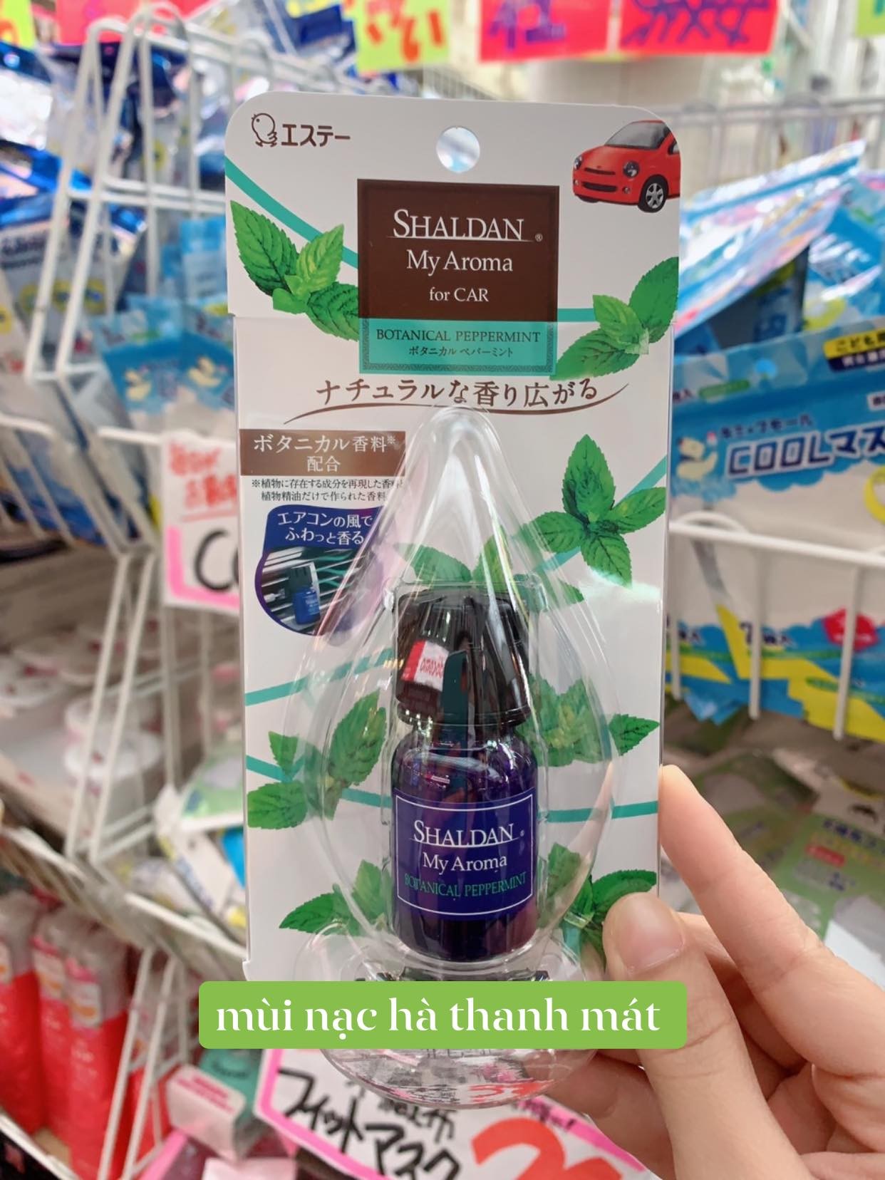 tinh dầu cho ô tô Shaidan Bạc Hà
