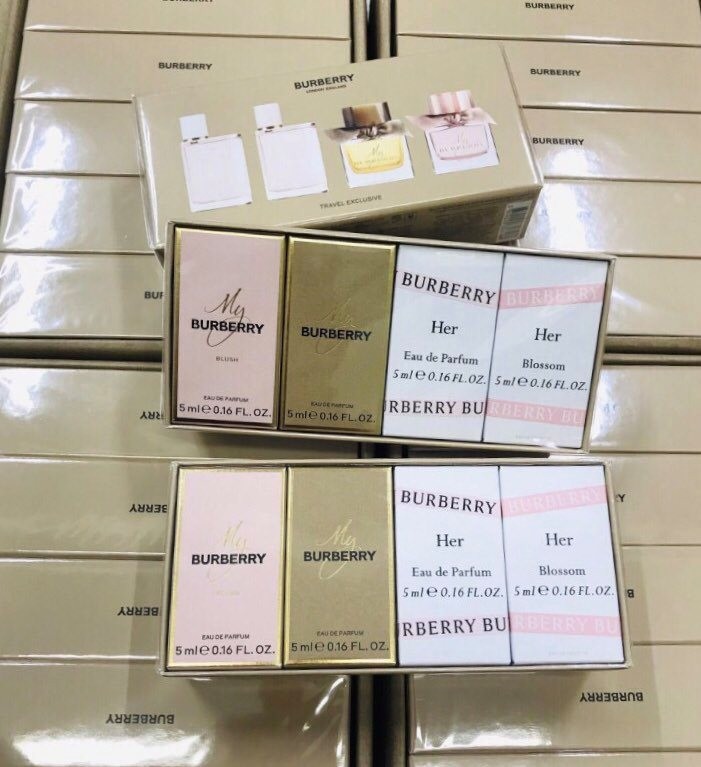 Set nước hoa mini Burberry 4 chai, 4 mùi  — ảnh chính