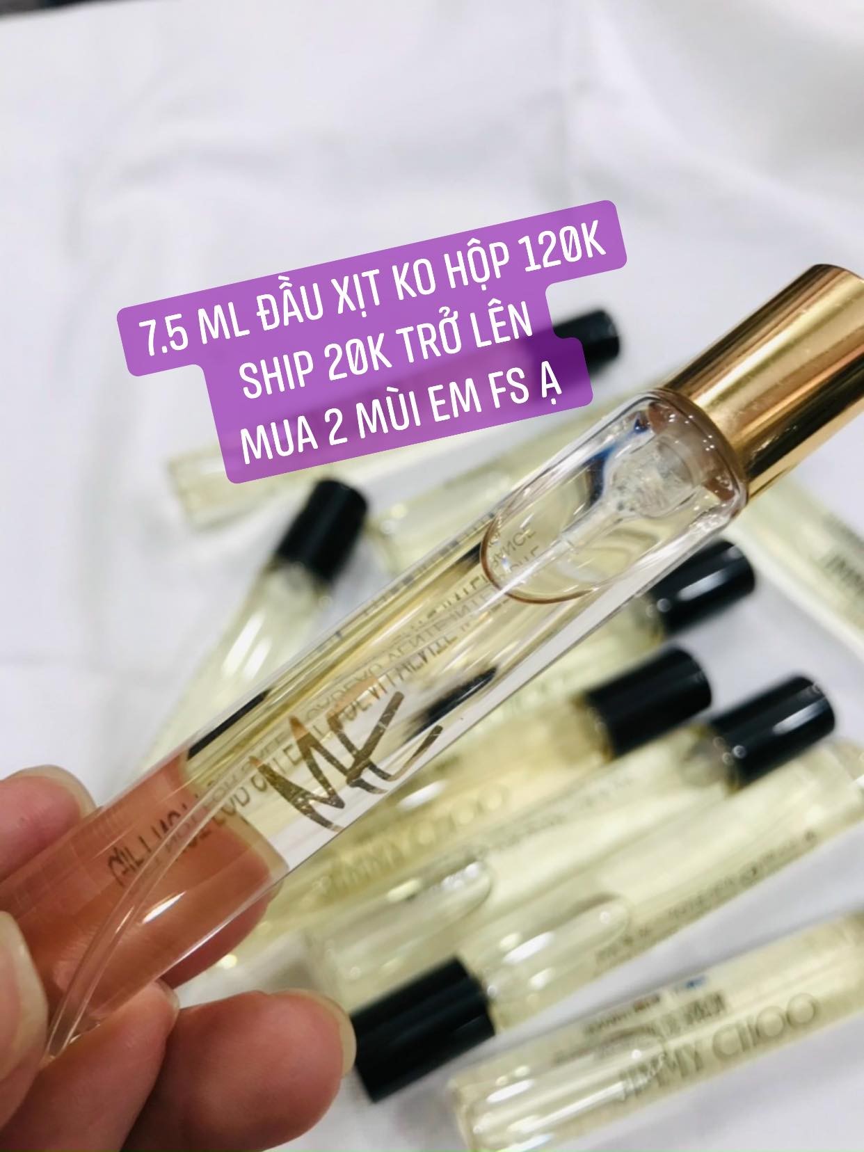 Nước hoa dạng ống đầu xịt không hộp — ảnh chính