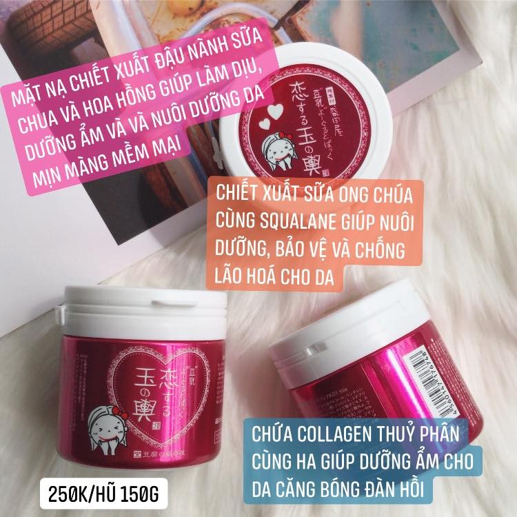 Mặt nạ MORITAYA sữa chua đậu phụ cùng chiết xuất hoa hồng 150g — ảnh chính