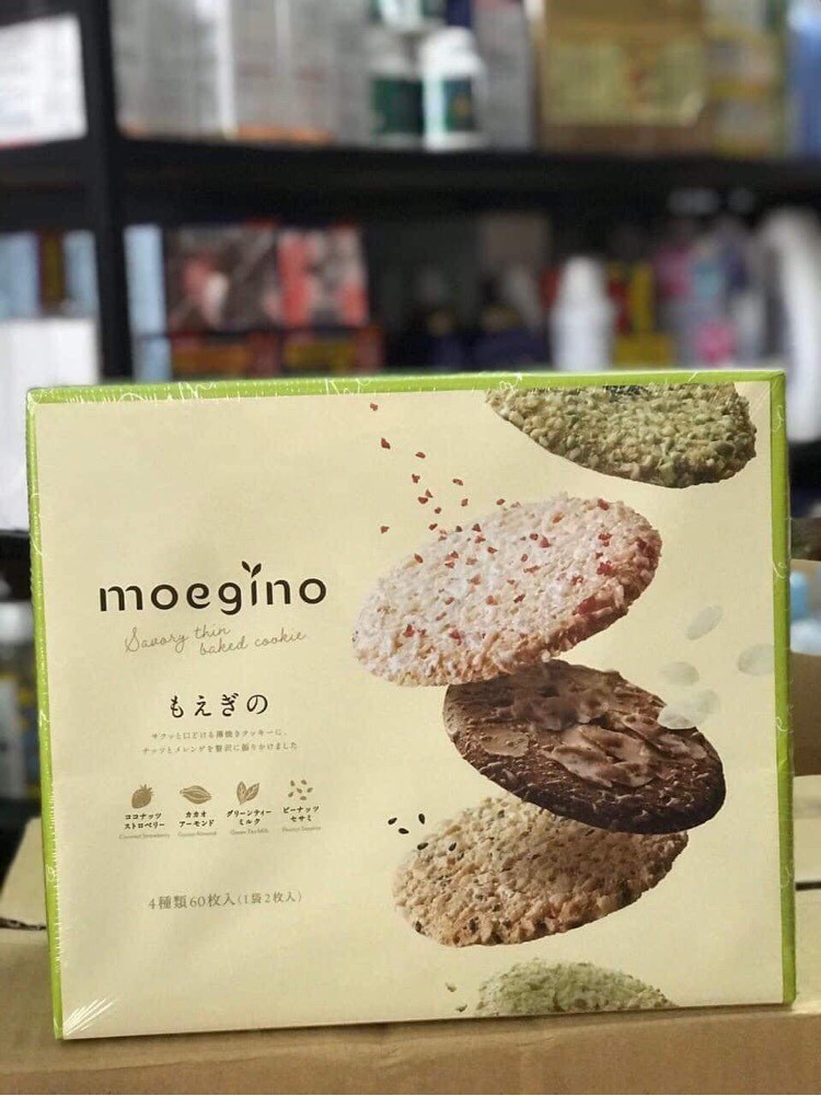 Bánh mè Moegino Nhật Bản hộp 32 bánh — ảnh chính