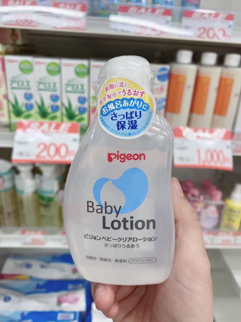 Dưỡng thể cho bé iu Baby lotion Pigeon 120ml 