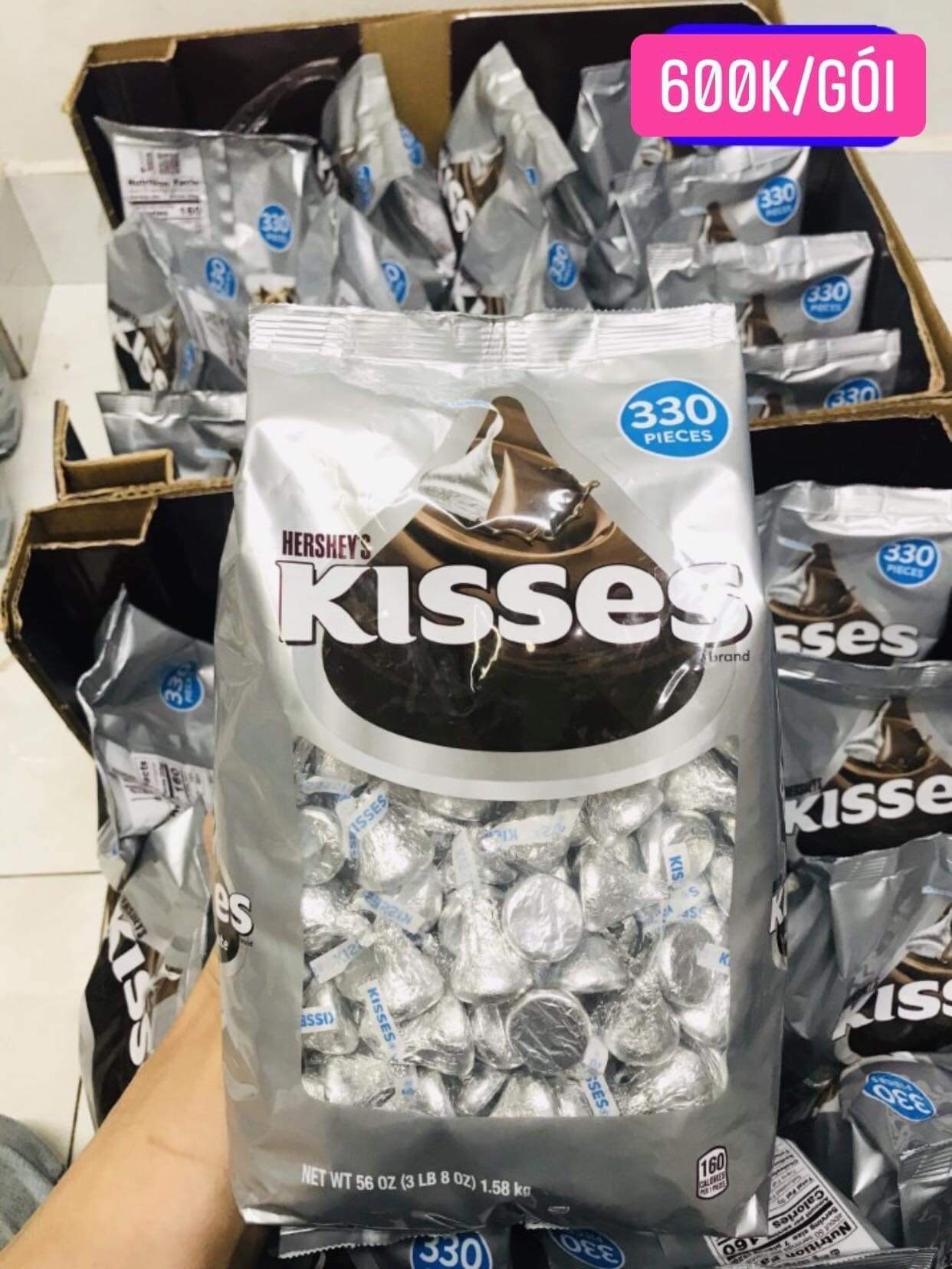 Kẹo HERSHEY'S - Kisses Milk Chocolate 1.58kg — ảnh chính
