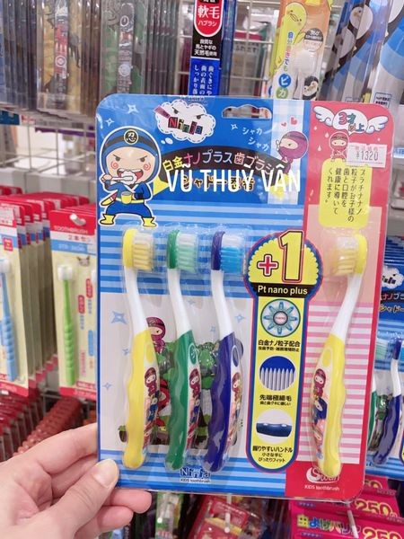 sét 4 cái bàn chải cho bé  — ảnh chính