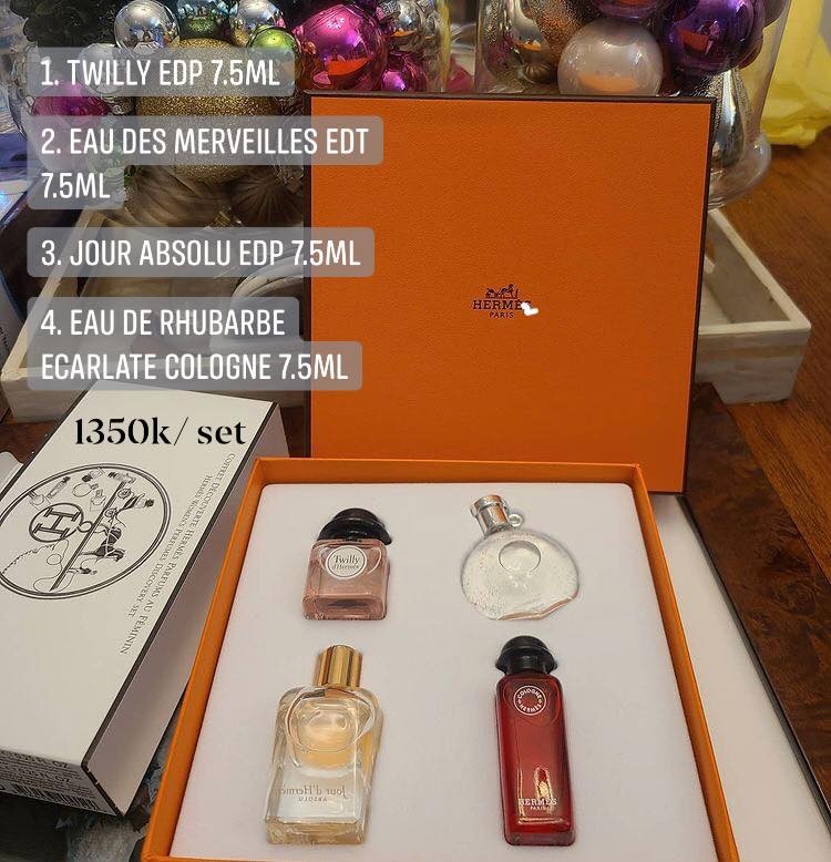 Set Hermes 4 chai — ảnh chính