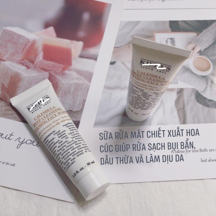 Sữa rửa mặt hoa cúc Kiehls 30ml — ảnh chính