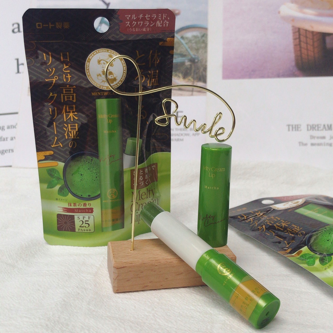 Son đặc trị thâm môi, làm hồng môi, trị khô nẻ với tinh chất trà xanh macha Nhật Bản melty Cream lip , spf 25, PA +++ — ảnh chính