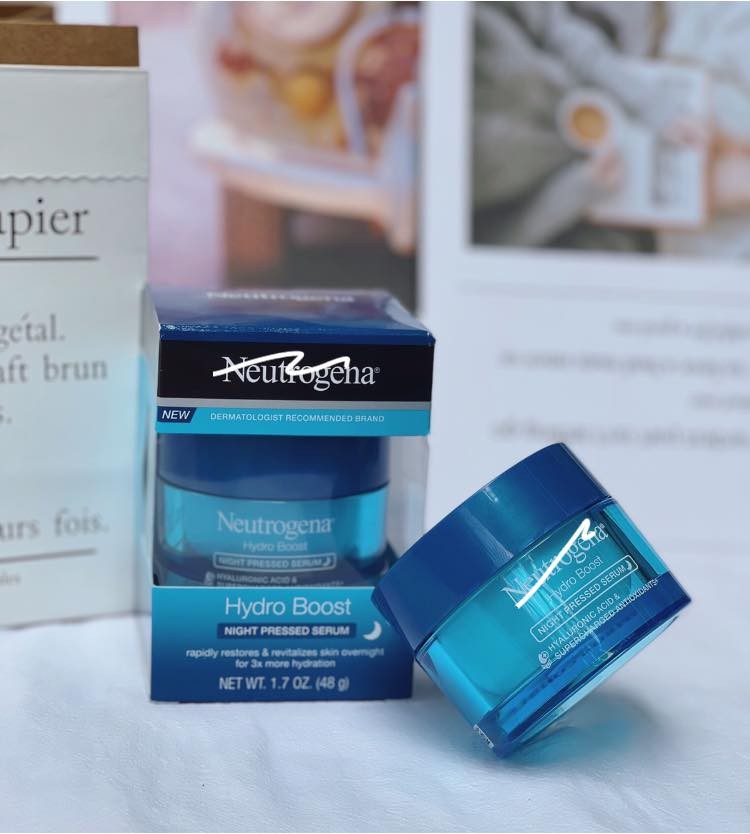 Kem dưỡng đêm tích hợp serum Neu trogena Hydro Boost Night Pressed Face Serum With Hyaluronic Acid — ảnh chính