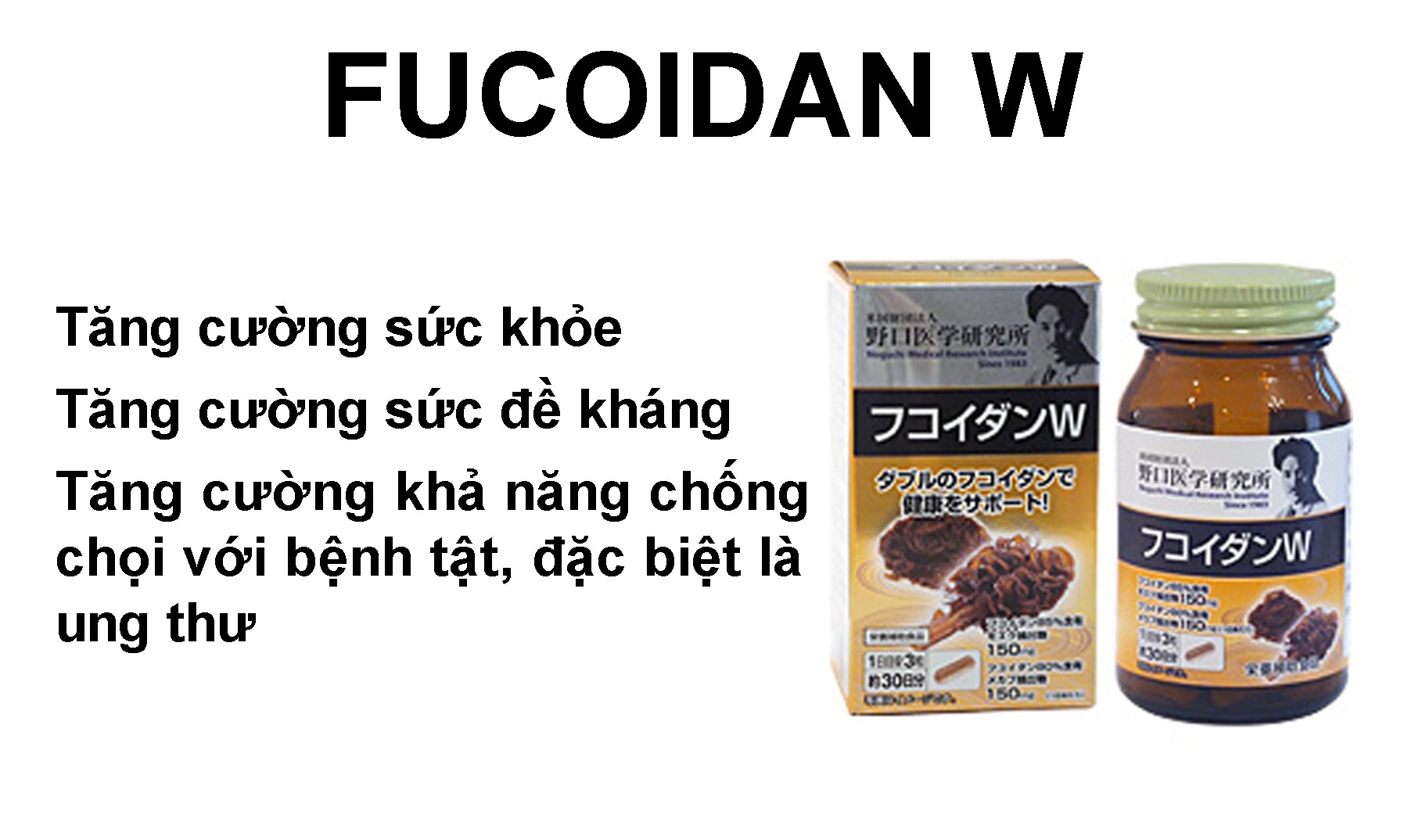 Viên tảo Fucoidan Noguchi