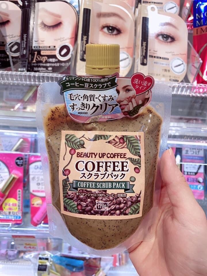 Tẩy da chết cho mặt beauty up coffee scrub pack — ảnh chính