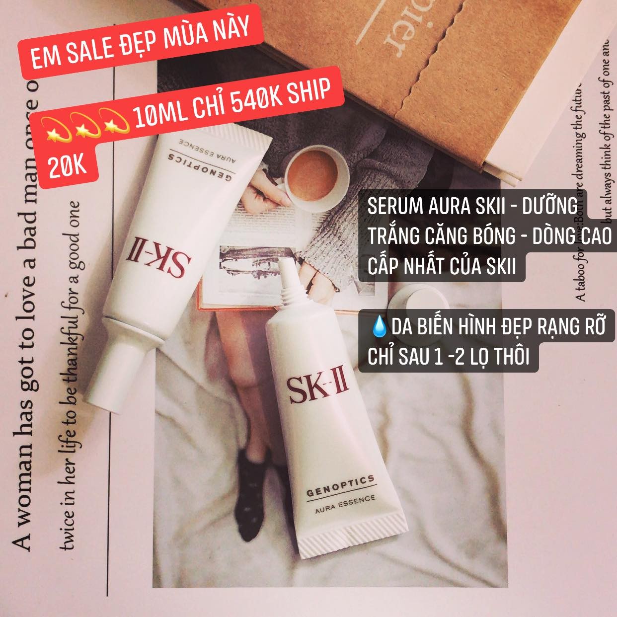 SKII GenOptics Ultraura Essence 10ml — ảnh chính