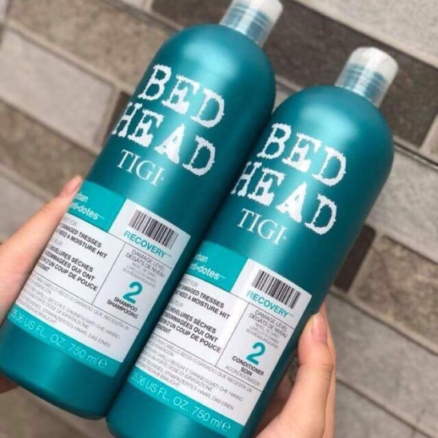 Sét gội xả tigi xanh phục hồi tóc — ảnh chính