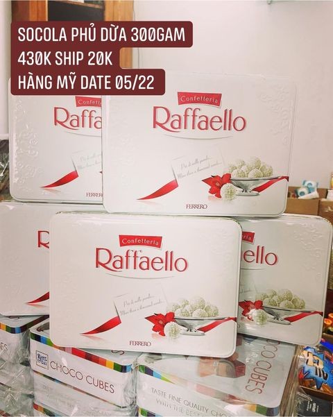 Socola phủ dừa Rafaello hộp thiếc 300g — ảnh chính