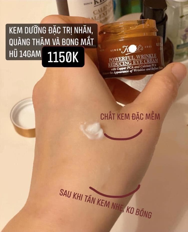 Kem Mắt Giảm Nếp Nhăn Kiehls Powerful Wrinkle Reducing Eye Cream — ảnh chính