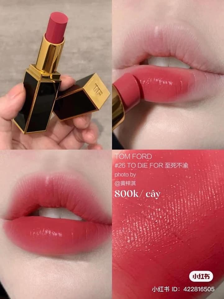 Son Tom Ford lip color satin matte 26 to die for — ảnh chính