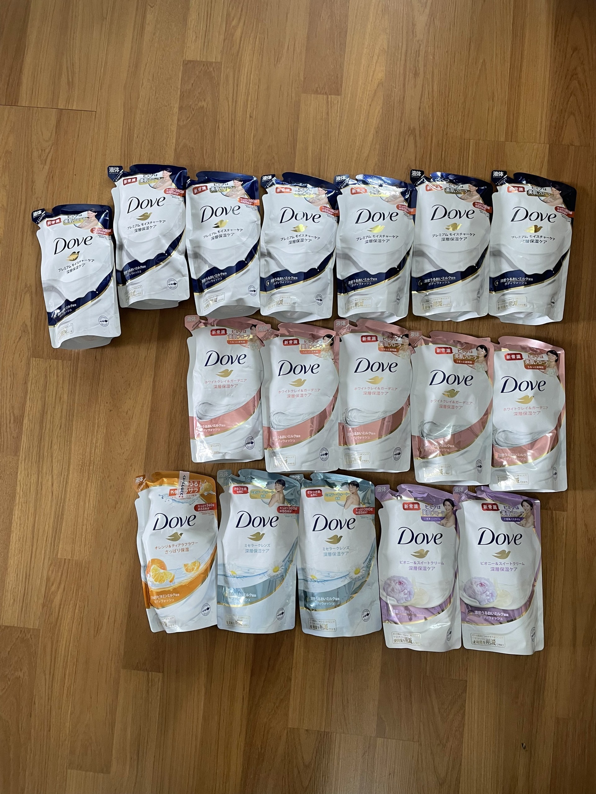 Sữa tắm Dove màu xanh — ảnh chính