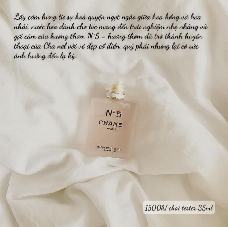 Nước hoa cho tóc Chanel N°5 35ml — ảnh chính