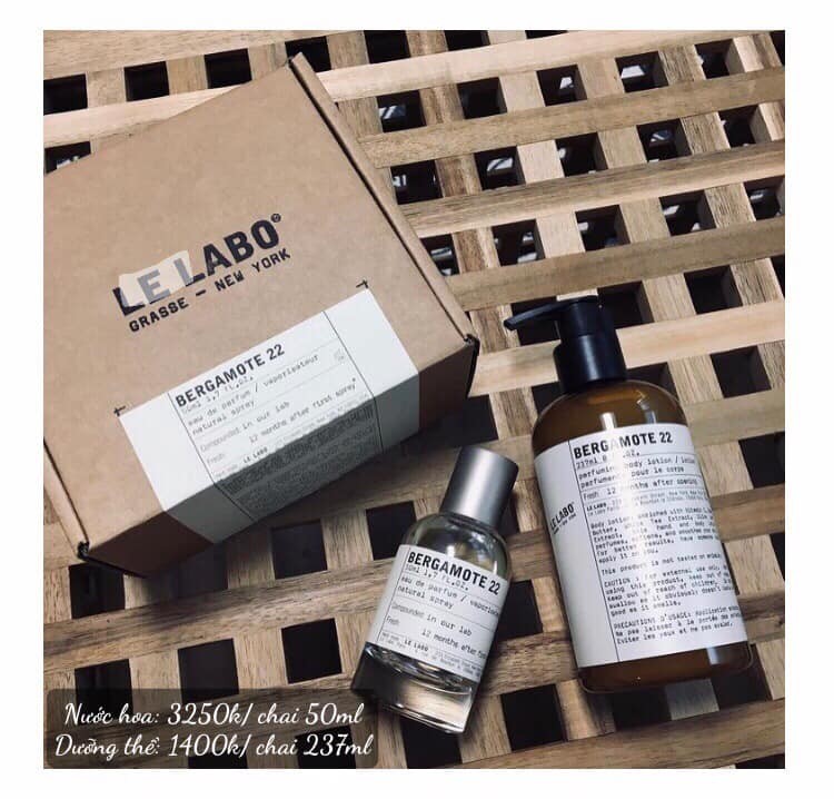 Nước hoa nữ Le Labo BERGAMOTE 22 — ảnh chính