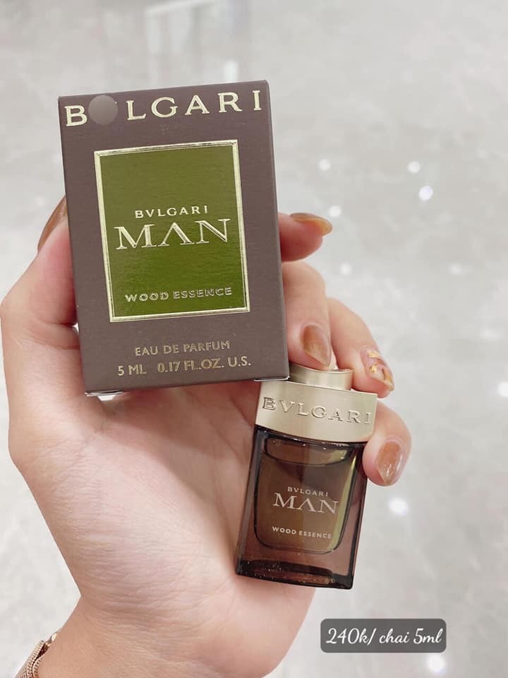 Nước hoa mini BVL man wood essence edp — ảnh chính